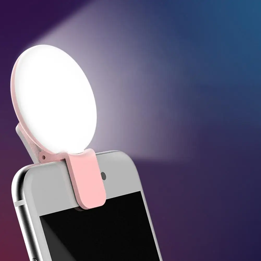 Lighting Visual - Mobiele telefoon LED Selfie Ringlicht Draagbaar