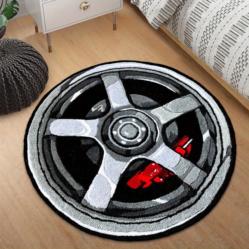 Lighting Mcqueen Bedroom Decor - VIKAMA Auto Velg Ontwerp Rond Tapijt
