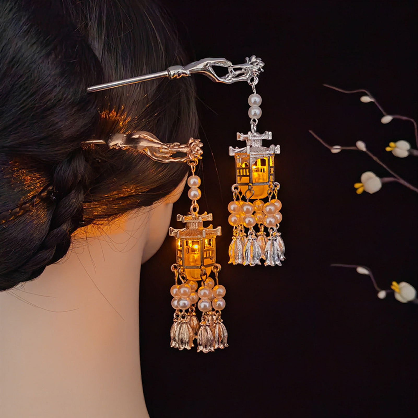 Lighting Decoration Ideas - Retro Chinese Stijl Haarstokken Vorken met