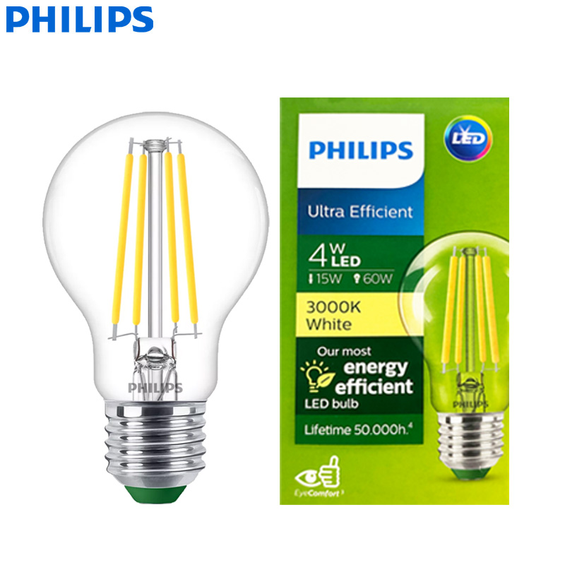 Philips Bulb Led Classic - PHILIPS Ultra Efficiënte LED Filament Lamp