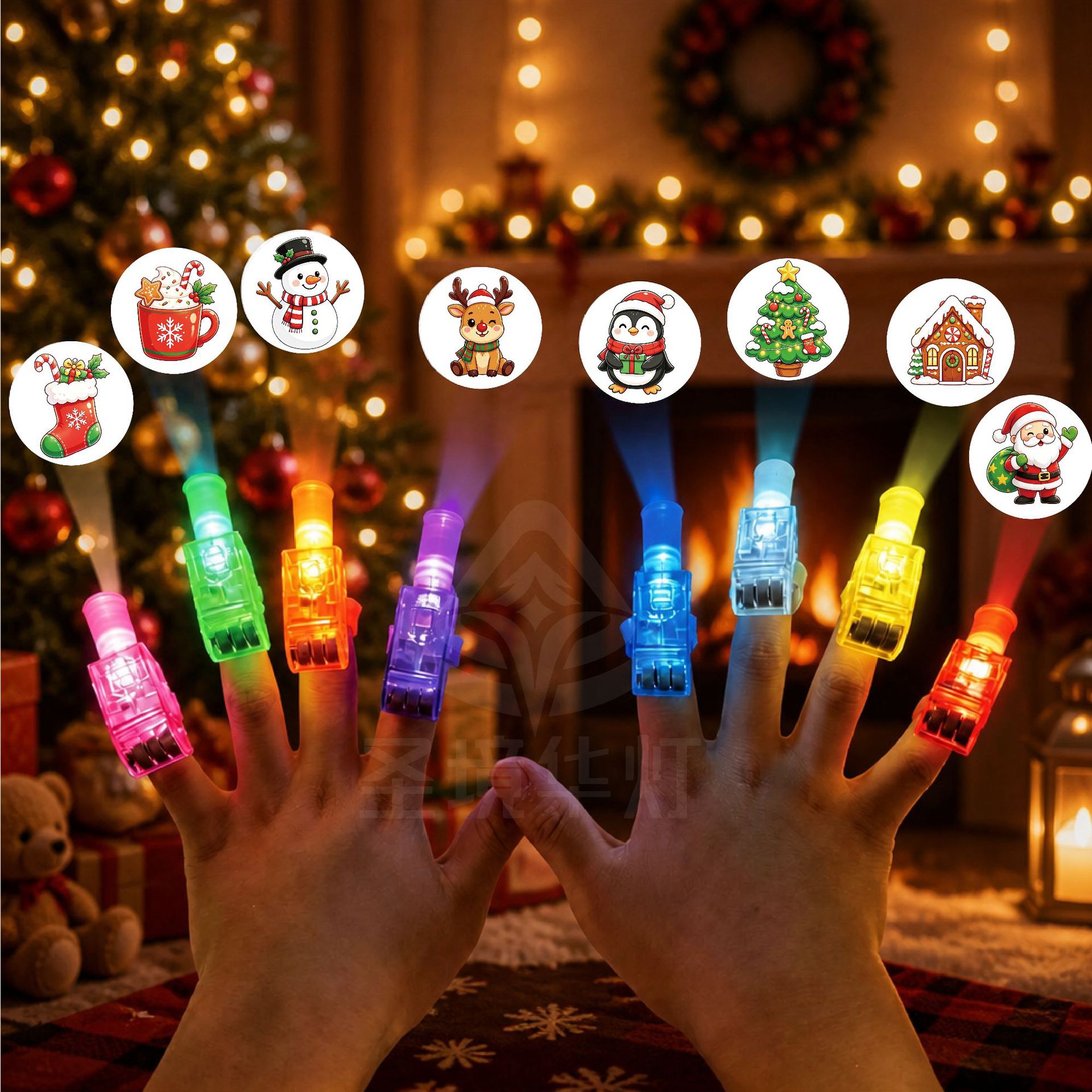 24 stuks Kerstprojectie Vinger - Lighting Christmas Decor recensie en prijs