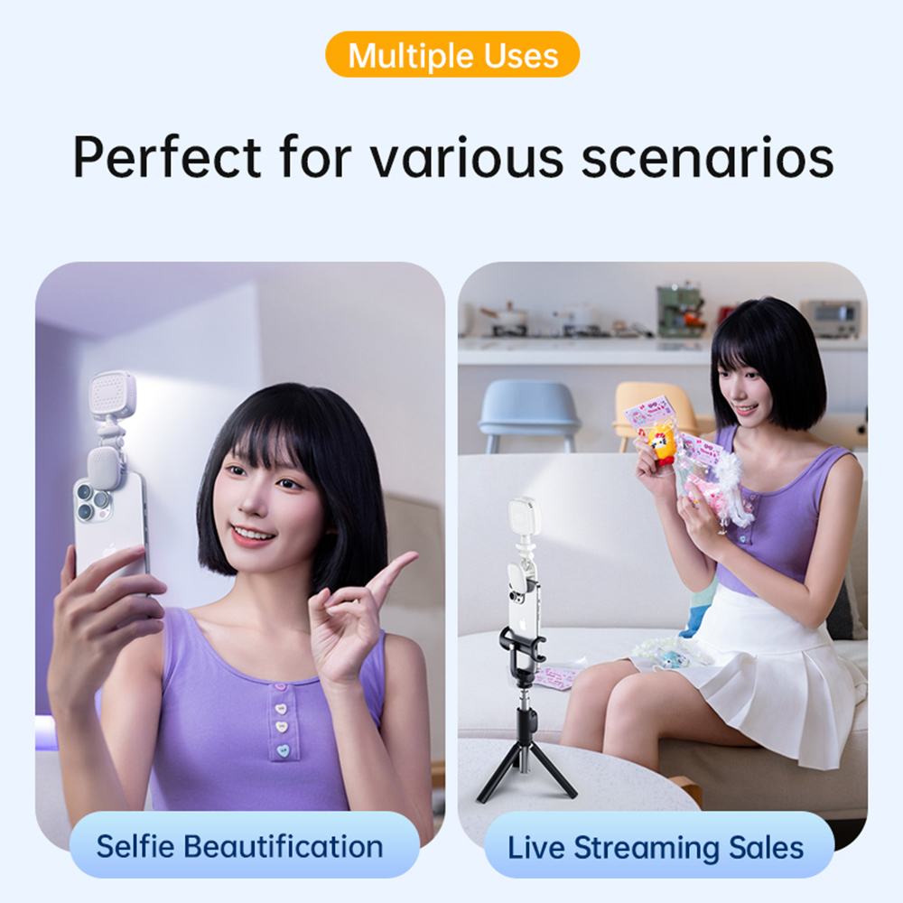 Draagbare LED Selfie Light Cam - Lighting Visual recensie en prijs