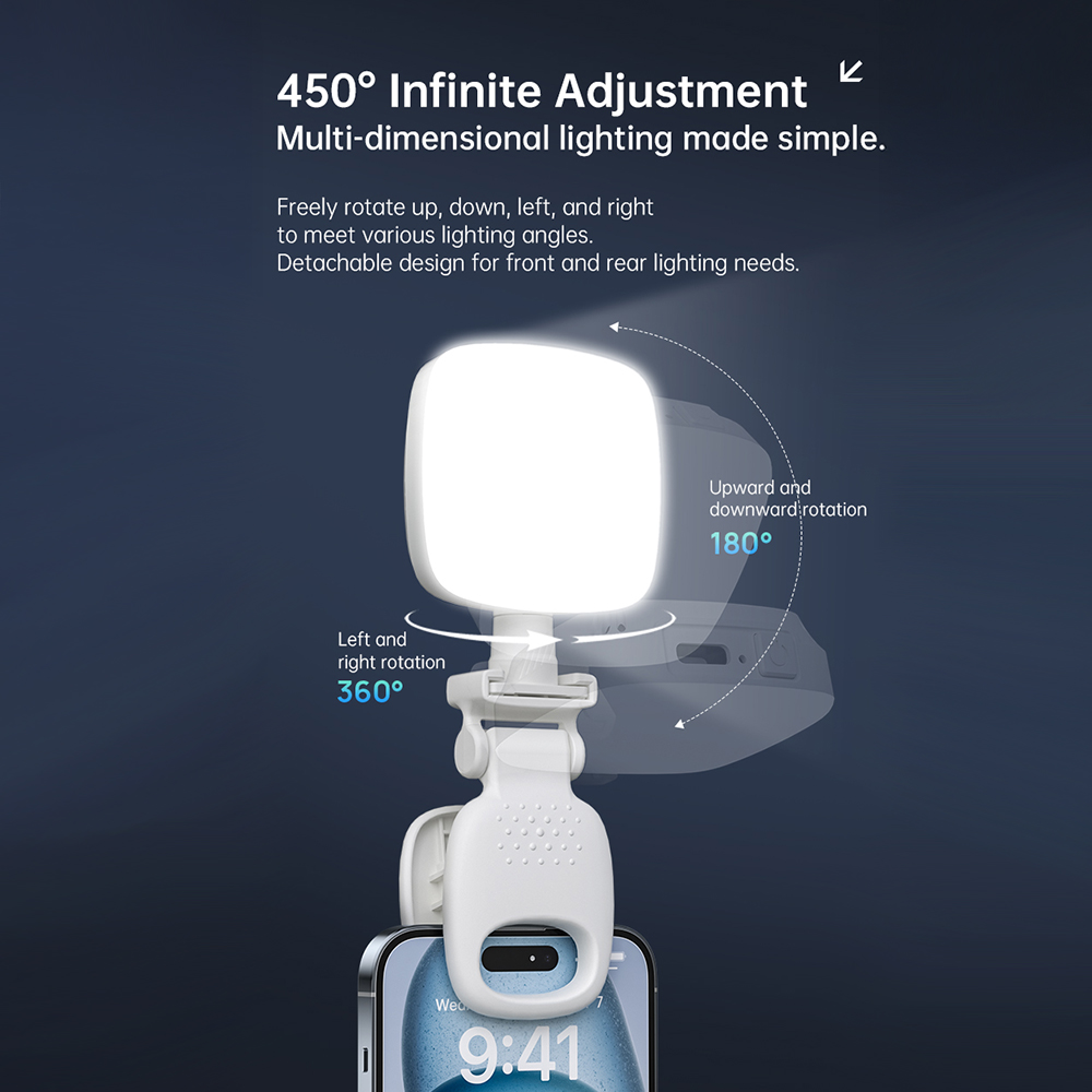 Draagbare LED Selfie Light Cam - Lighting Visual recensie en prijs