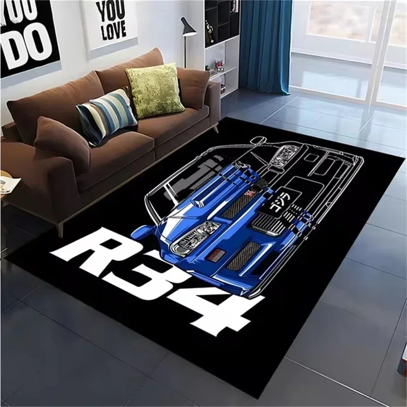 Klassieke racewagen bedrukt ta - Lighting Mcqueen Bedroom Decor recensie en prijs