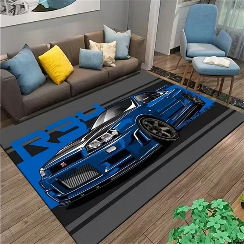 Klassieke racewagen bedrukt ta - Lighting Mcqueen Bedroom Decor recensie en prijs