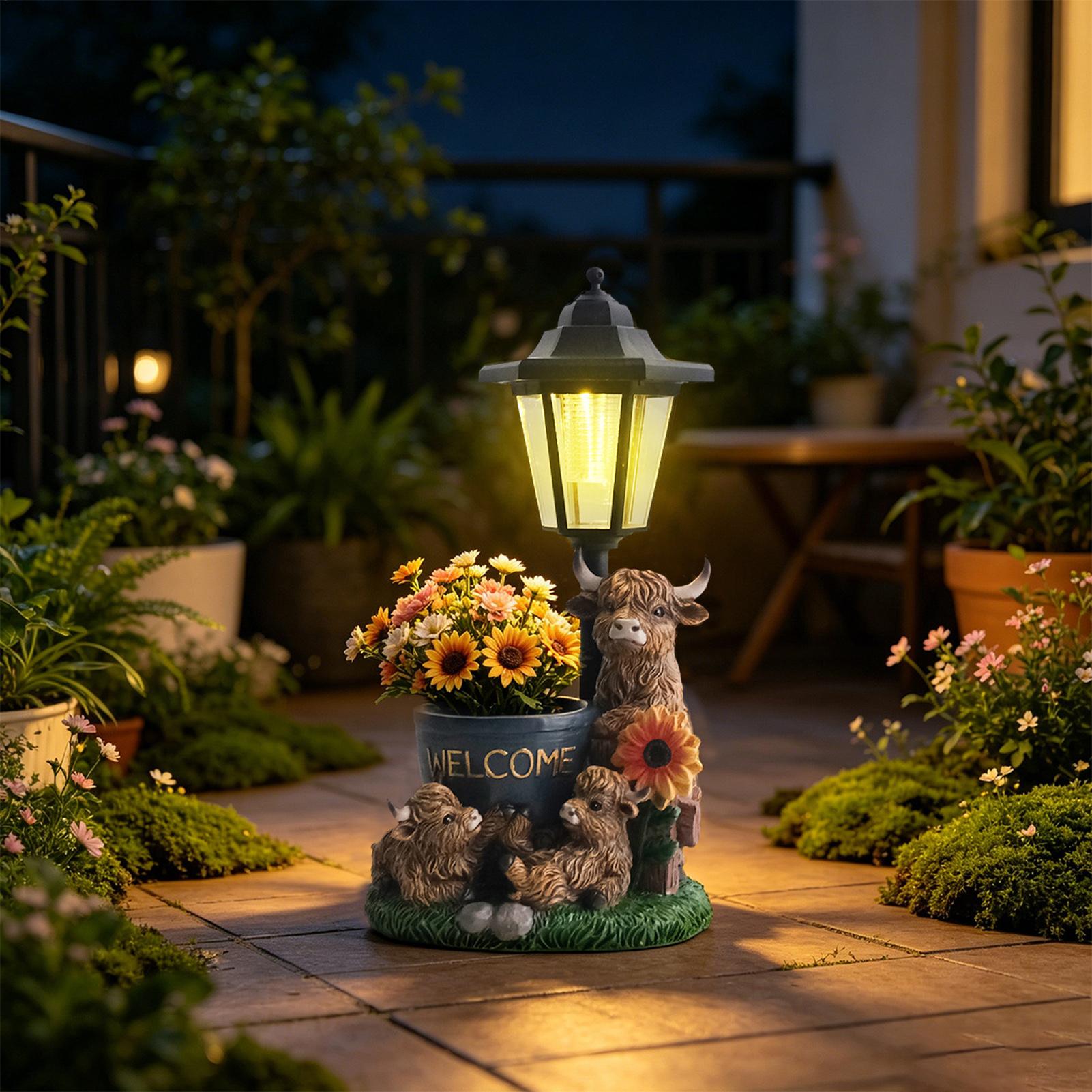 Zonne-tuinfiguren, decoratieve - Up Lighting Decor recensie en prijs